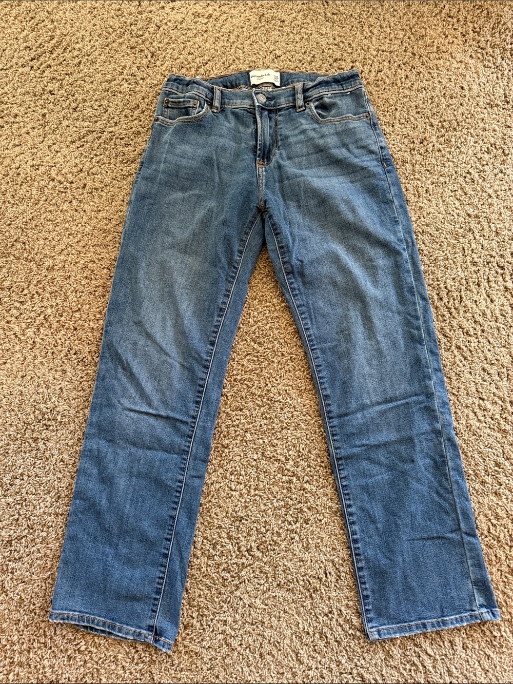 abercrombie kids Medium Blue Straight Leg Jeans